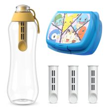 ZESTAW Butelka filtrująca Dafi Soft 0,5 wanilia z 4 wkładami + lunchbox
