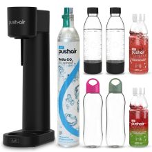 Saturator PushAir Dafi + 2x bidon Shape T + 2x butle + 2x smaki