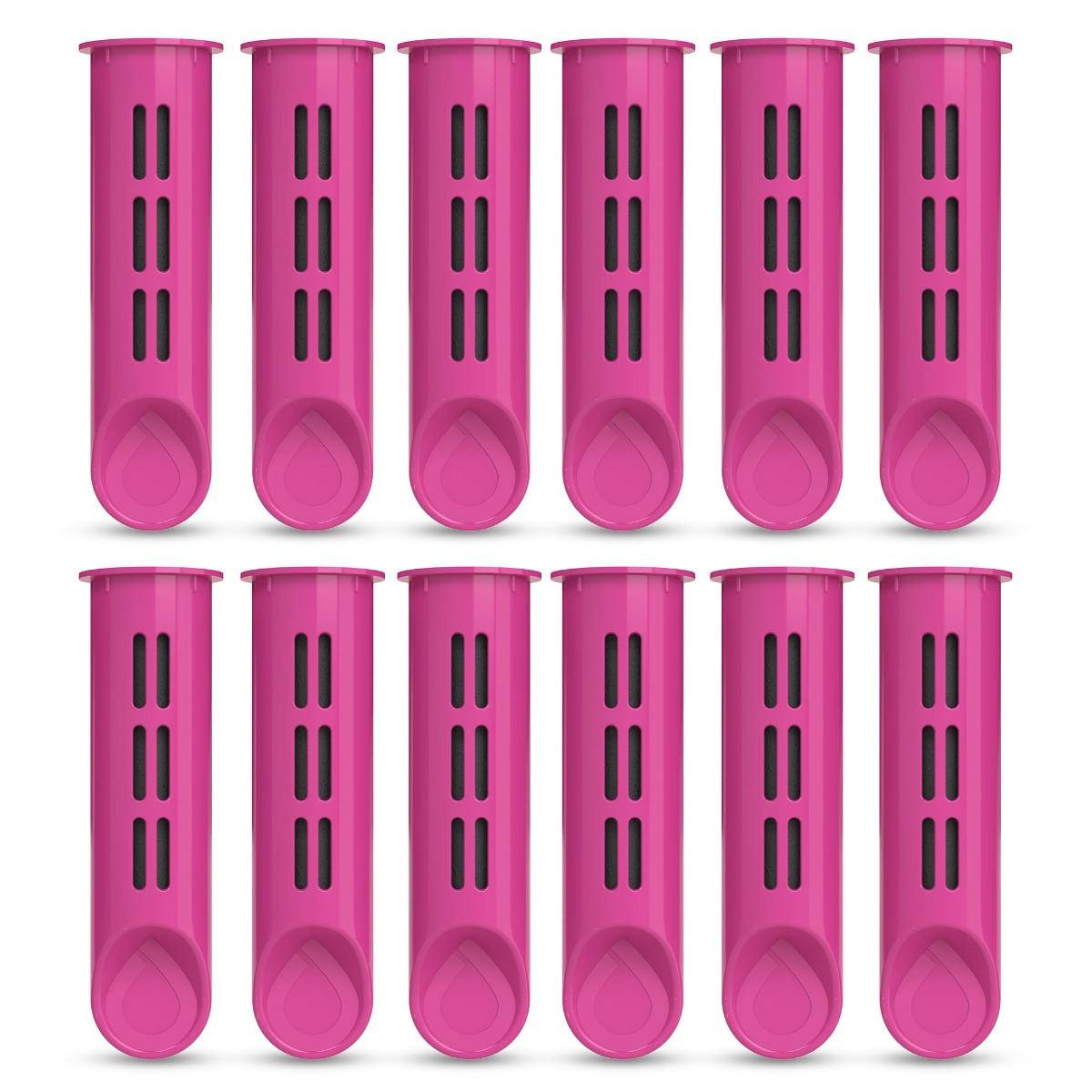 ZESTAW 12 filtrów do butelki filtrującej Dafi SOFT i SOLID flamingowy