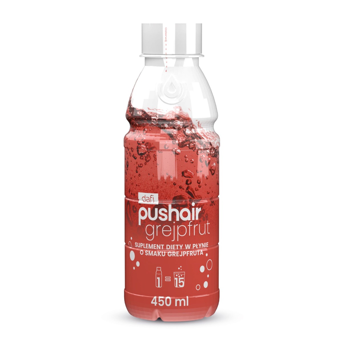 PUSHAIR suplement diety o smaku grejpfruta Dafi 450 ml