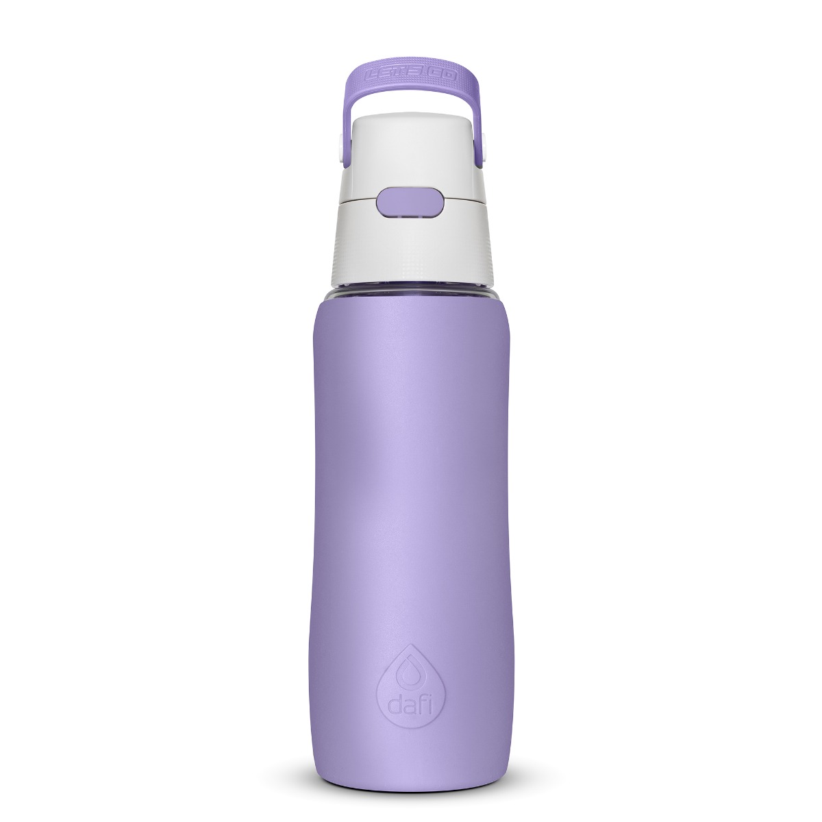 Butelka filtrująca Dafi SOLID SiliconeFit 700 ml digital lavender z filtrem