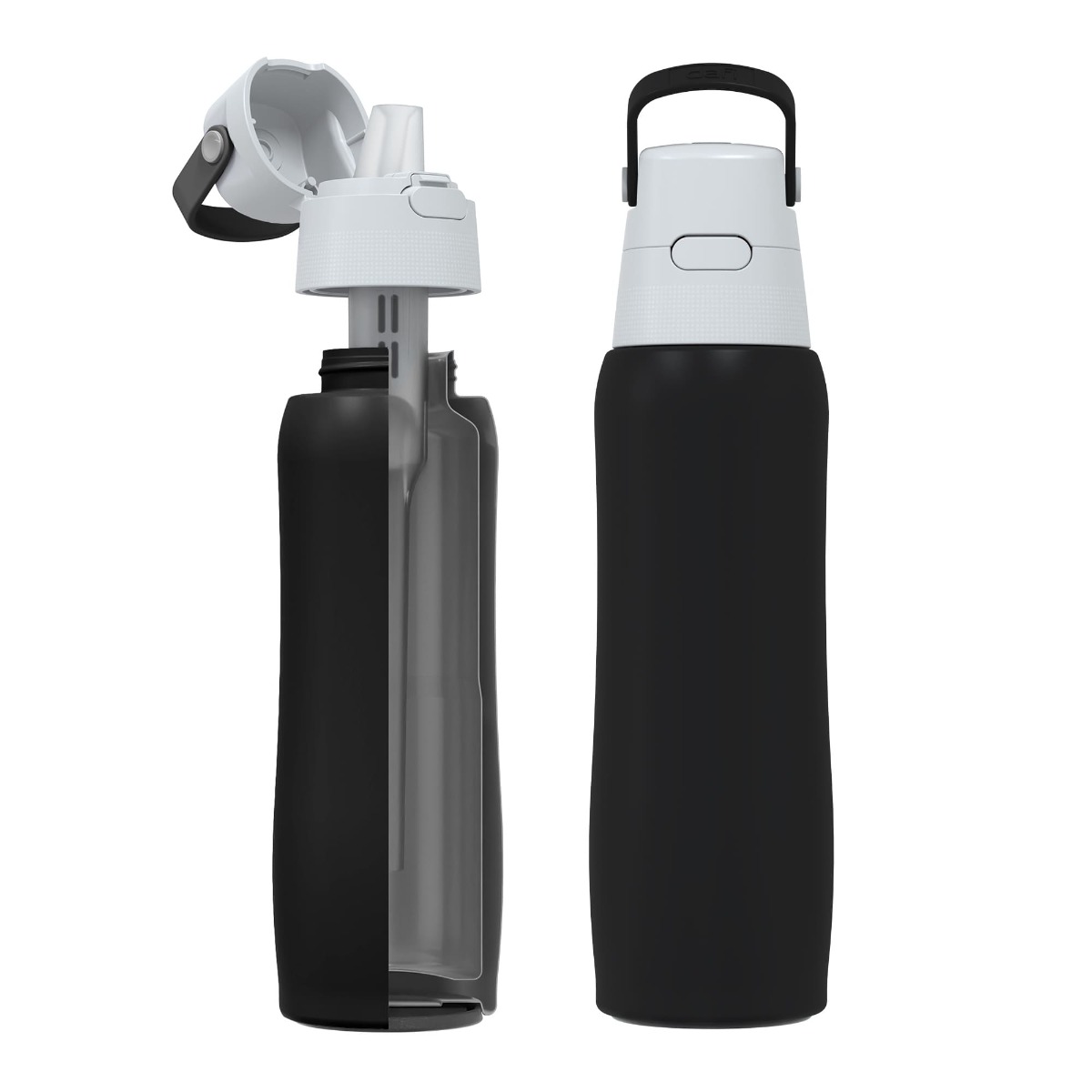 Termiczna butelka filtrująca Dafi SOLID Steel COLD czarna 500 ml