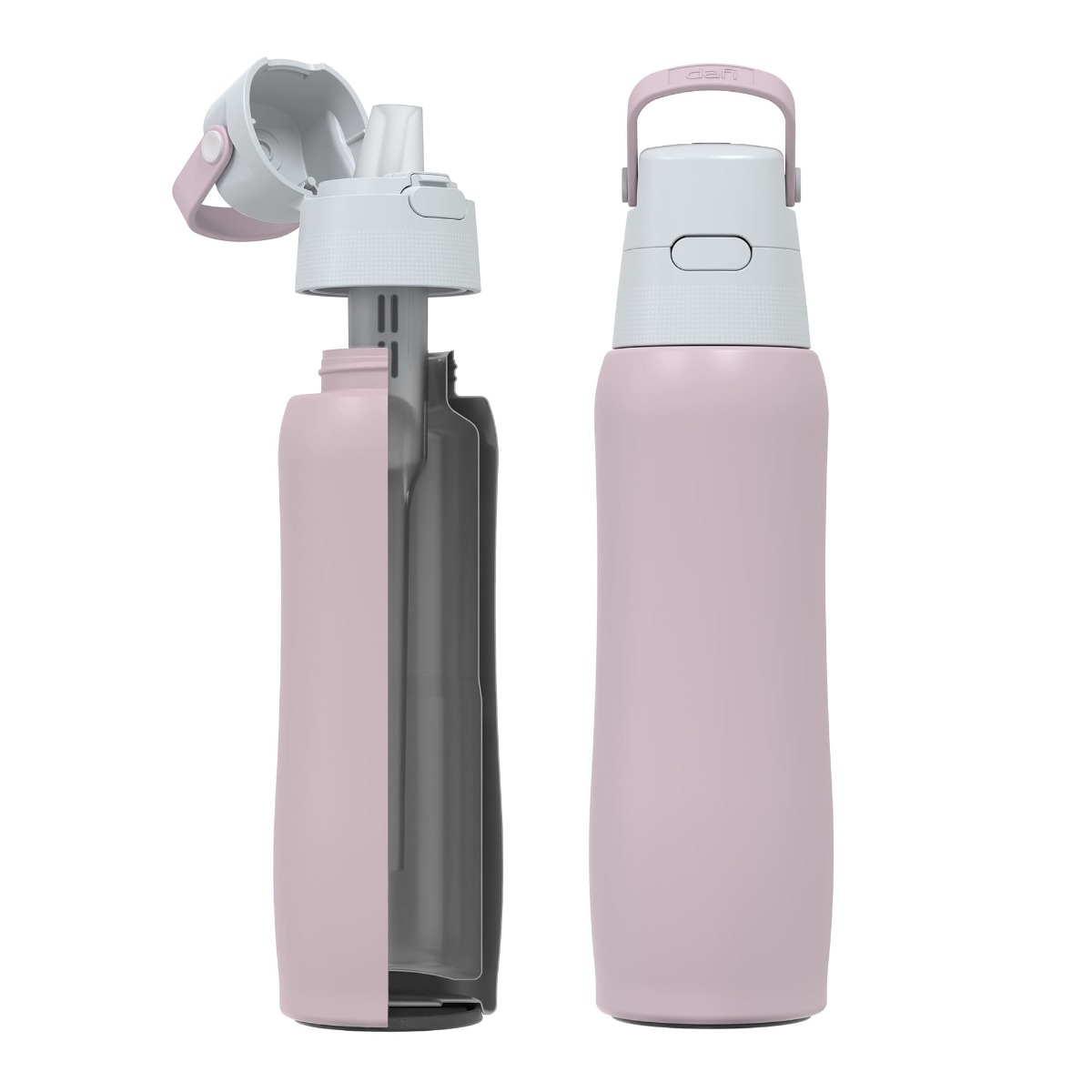 Termiczna butelka filtrująca Dafi SOLID Steel COLD różana 500 ml