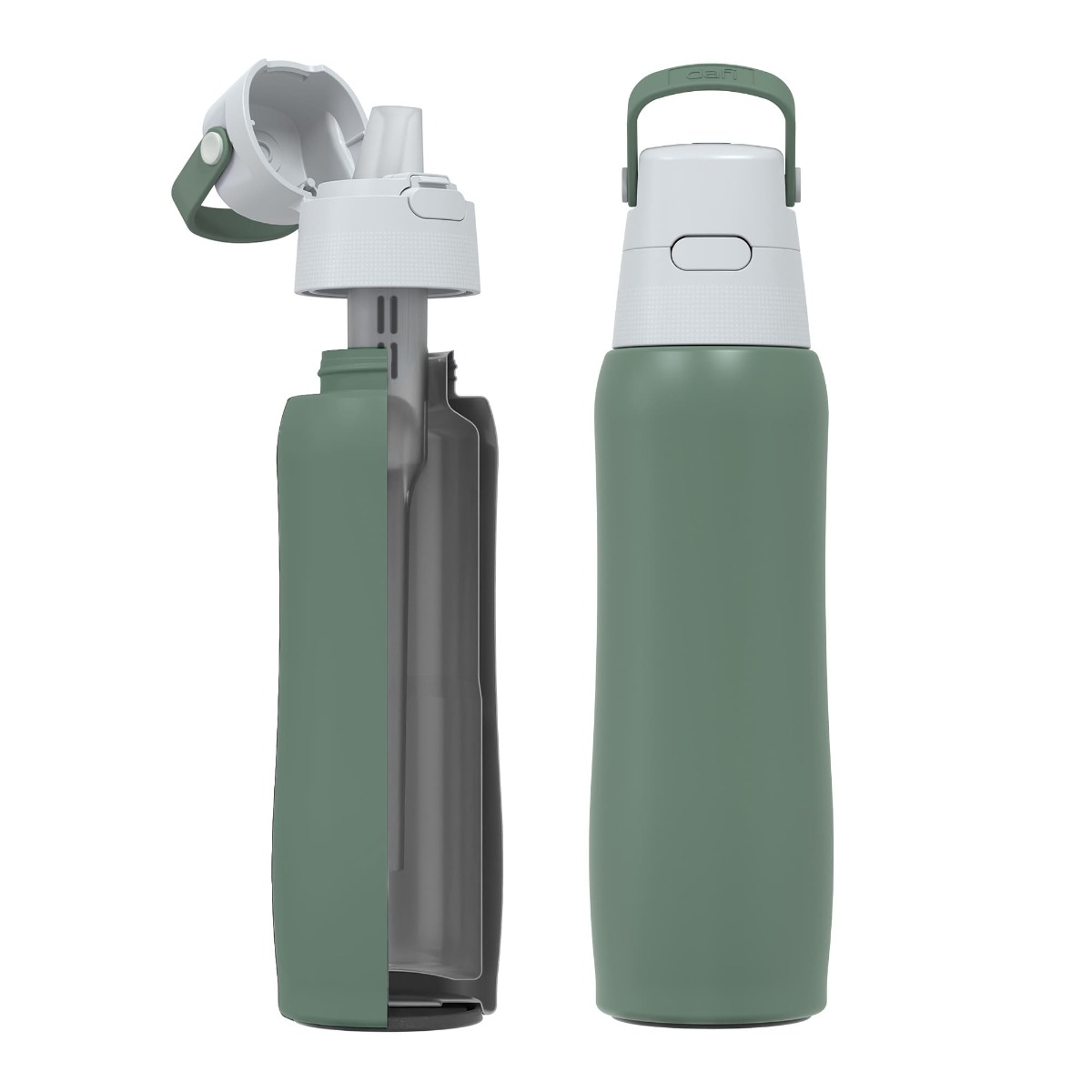 Termiczna butelka filtrująca Dafi SOLID Steel COLD szałwiowa 500 ml