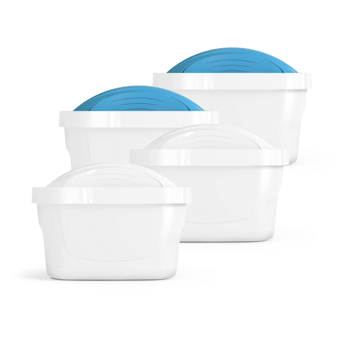 ZESTAW filtrów Unimax: 2 standard + 2 magnezowe Mg+ do dzbanków Dafi
