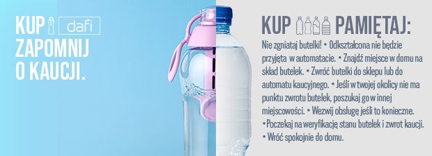 Butelki filtrujące