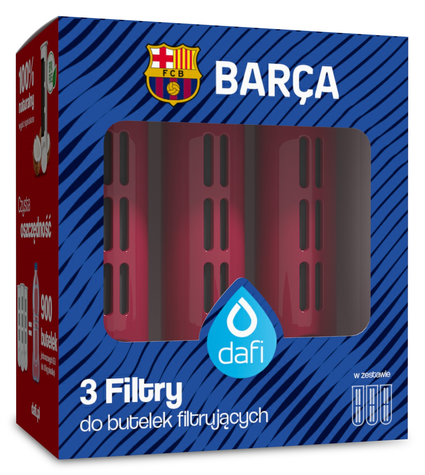 filtry butelkowe Dafi FC Barcelona