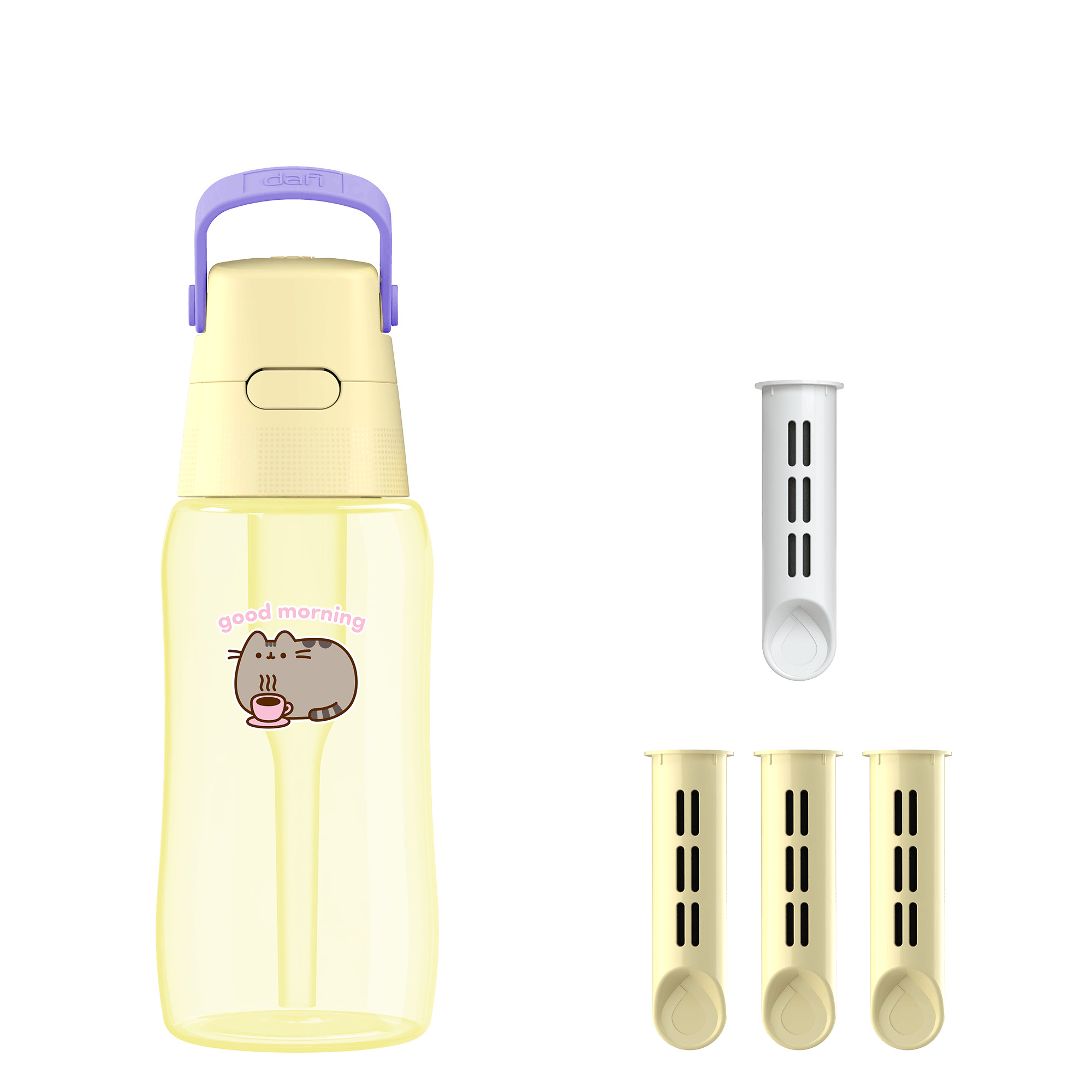 Butelka Filtrująca Dafi x PUSHEEN SOLID 0,5 z Filtrem