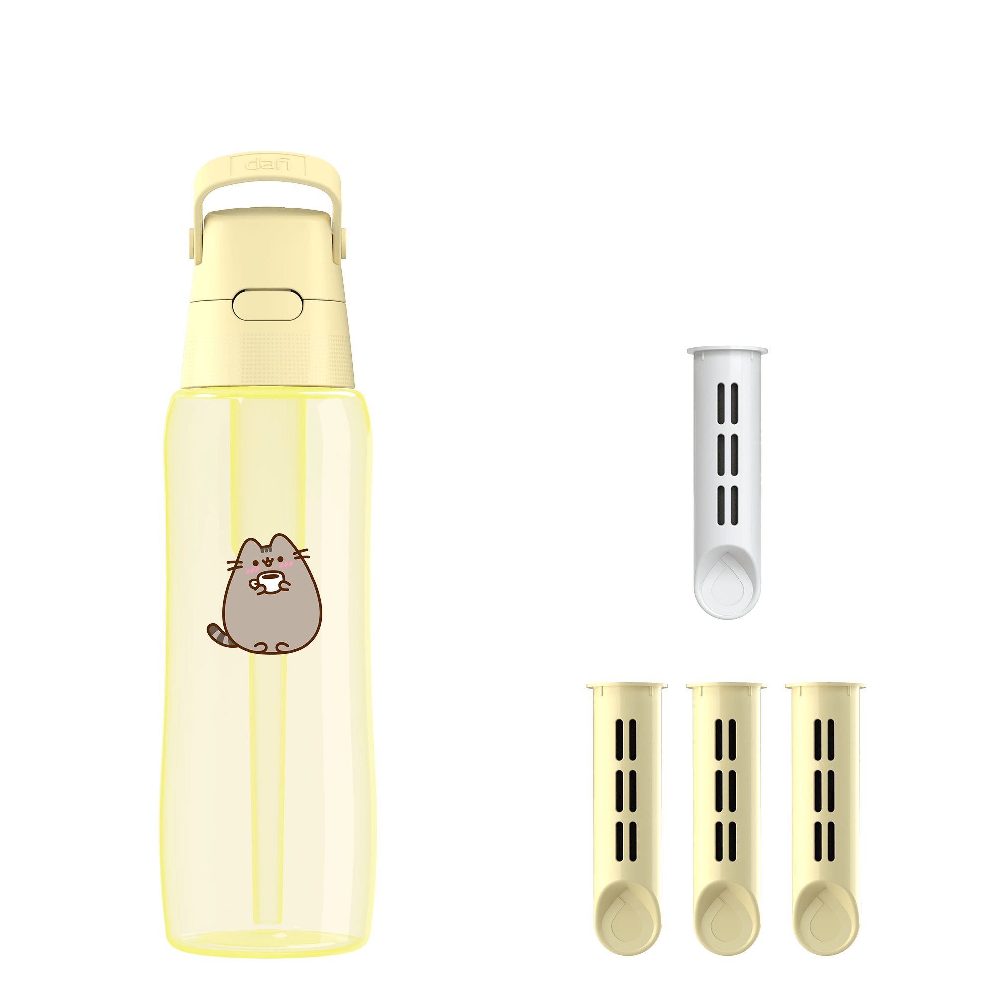 Butelka Filtrująca Dafi x PUSHEEN SOLID 0,7 z Filtrem