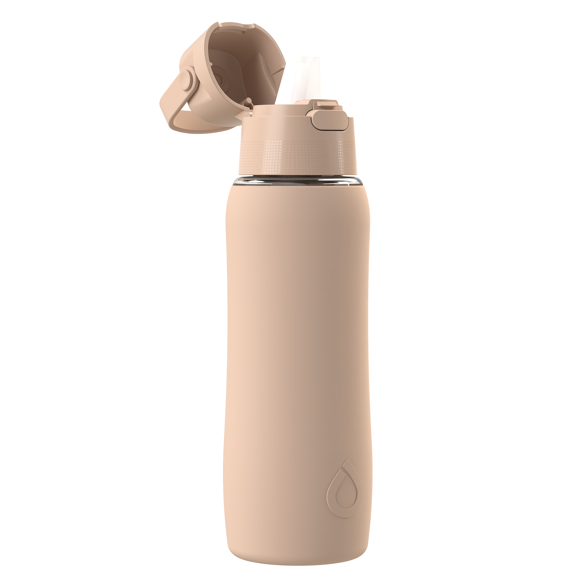 Butelka filtrująca Dafi SOLID SiliconeFit 700 ml Cappuccino z filtrem
