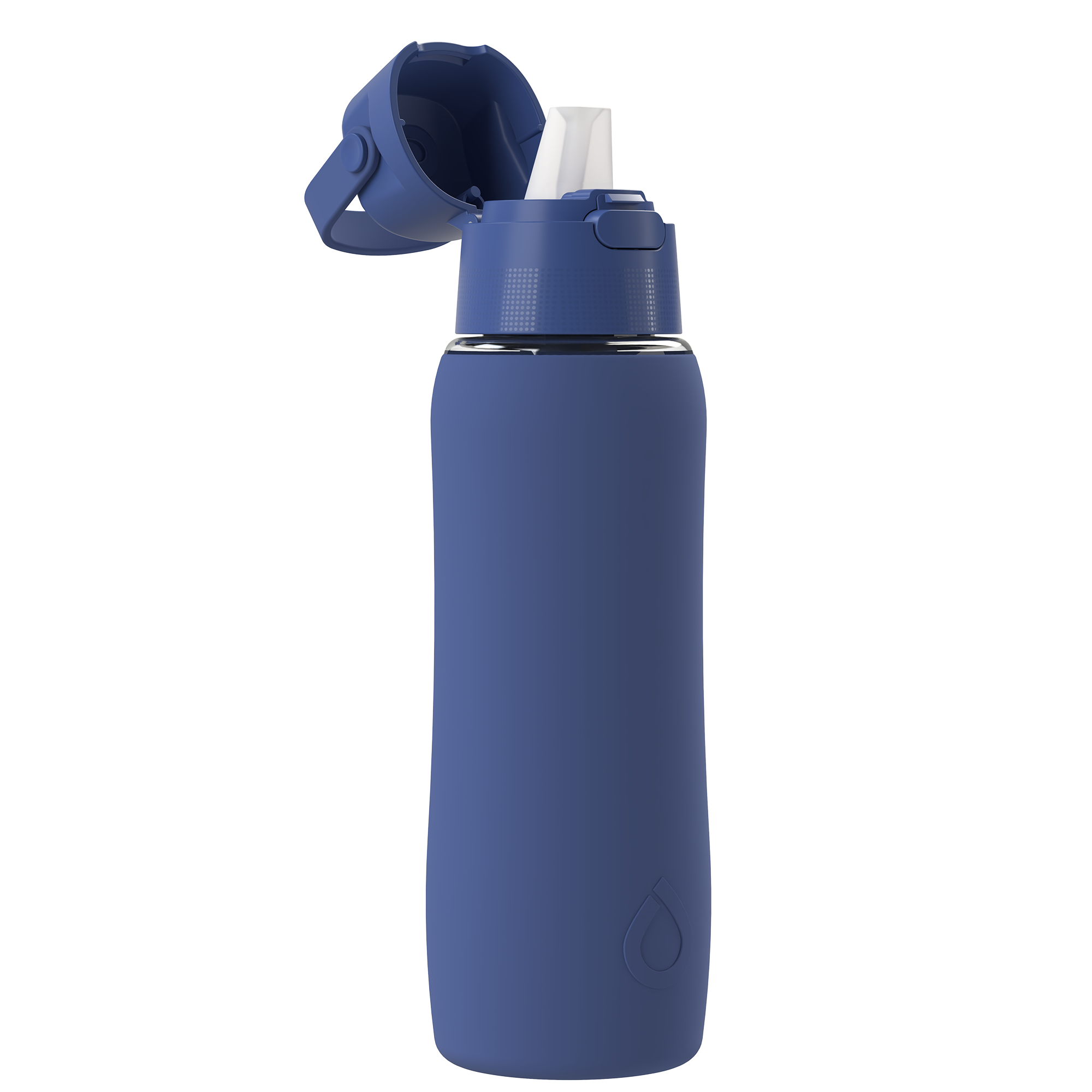 Butelka filtrująca Dafi SOLID SiliconeFit 700 ml Navy Cobalt z filtrem