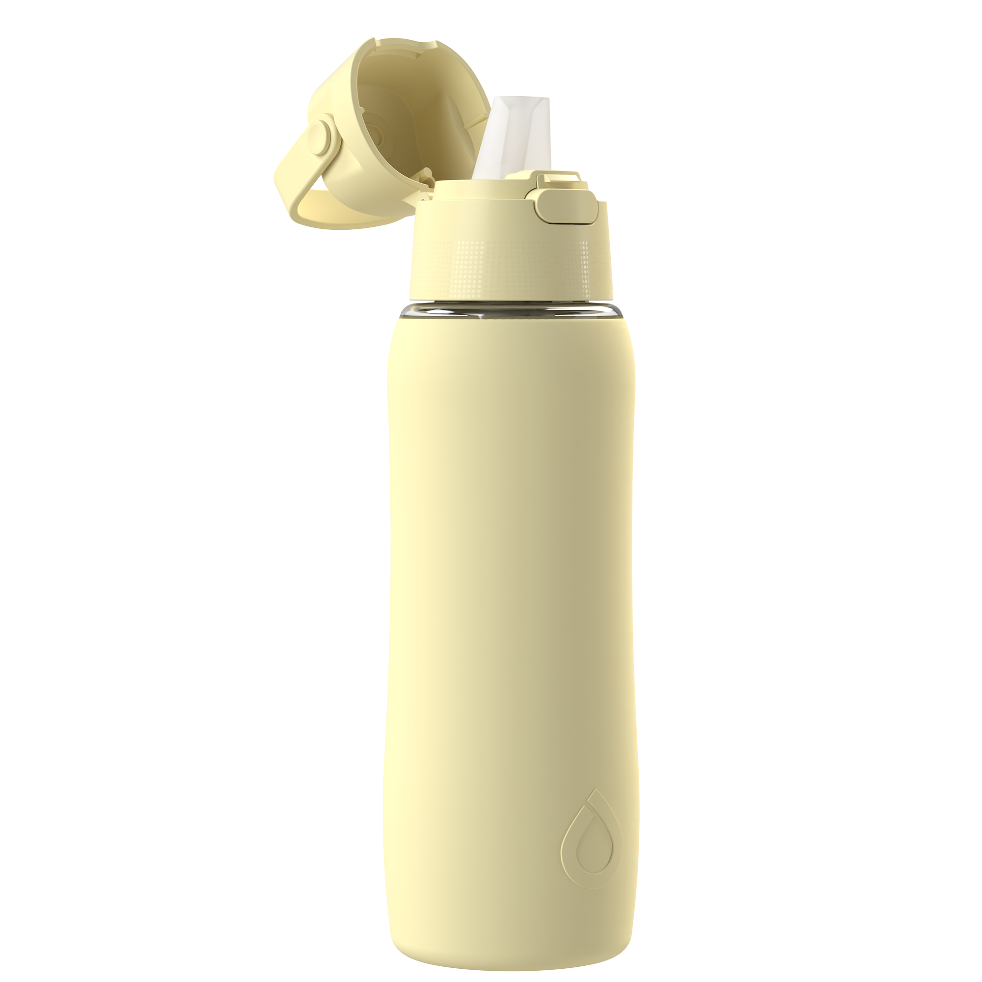 Butelka filtrująca Dafi SOLID SiliconeFit 700 ml Yellow Butter z filtrem