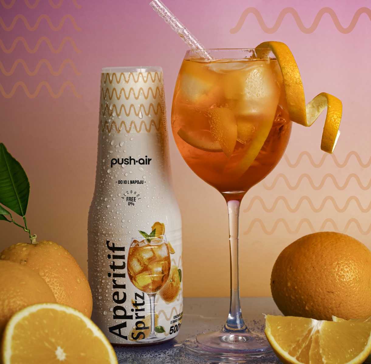 PUSHAIR syrop do wody APERITIF SPRITZ koncentrat