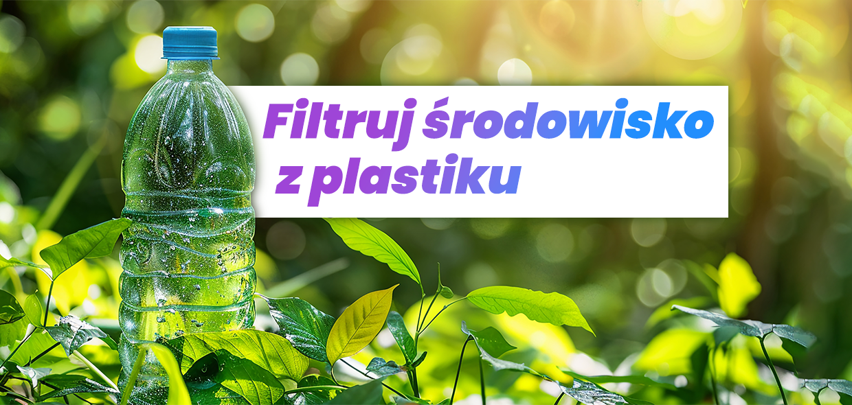 Filtruj środowisko z plastiku