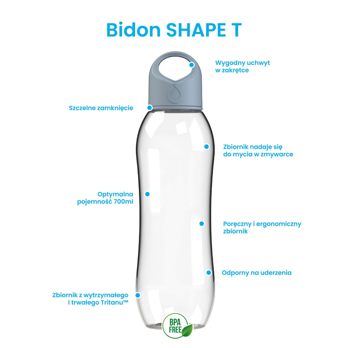 ABC Bidon Shape T szałwia