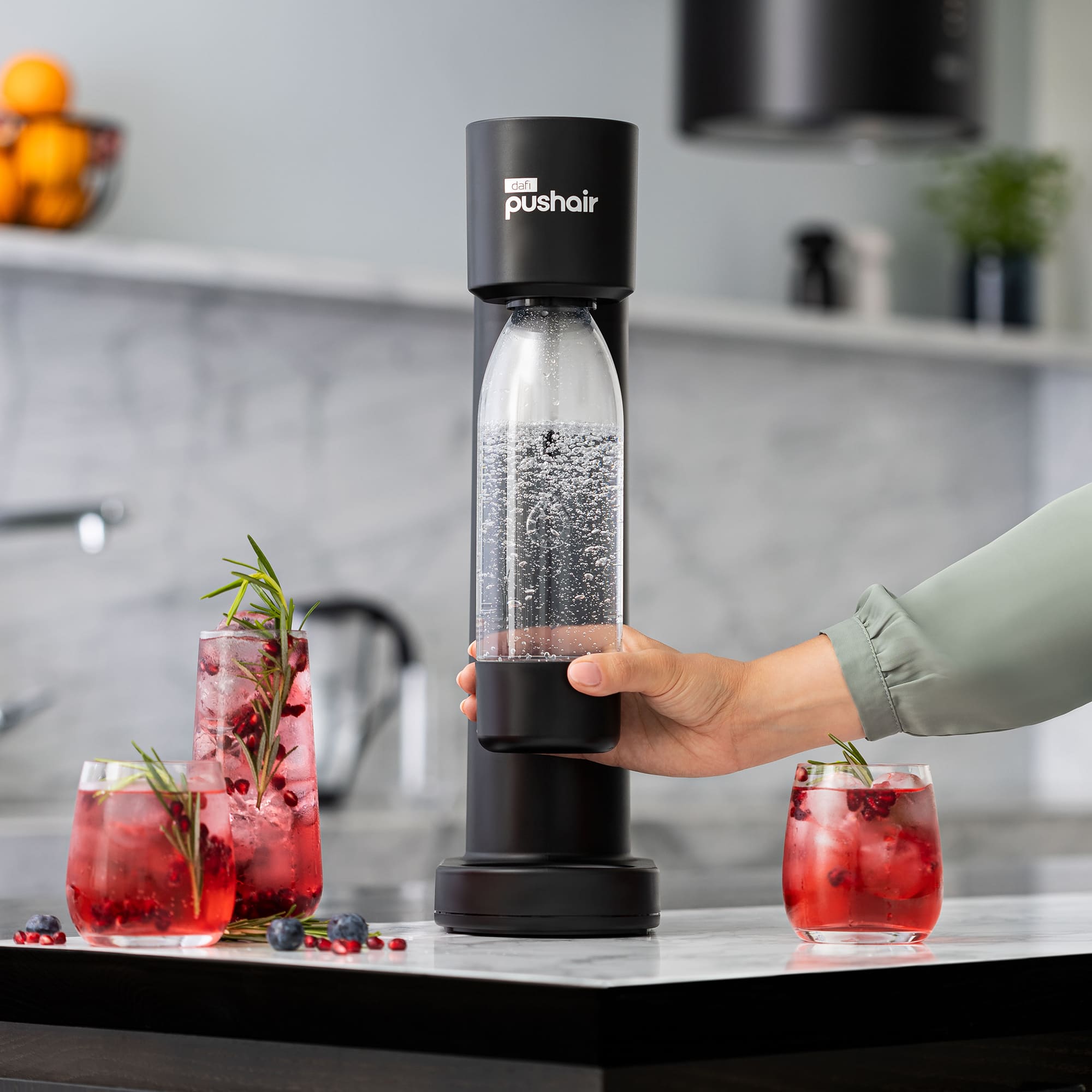 PushAir butelka do saturatora Dafi 0,5 l - biała