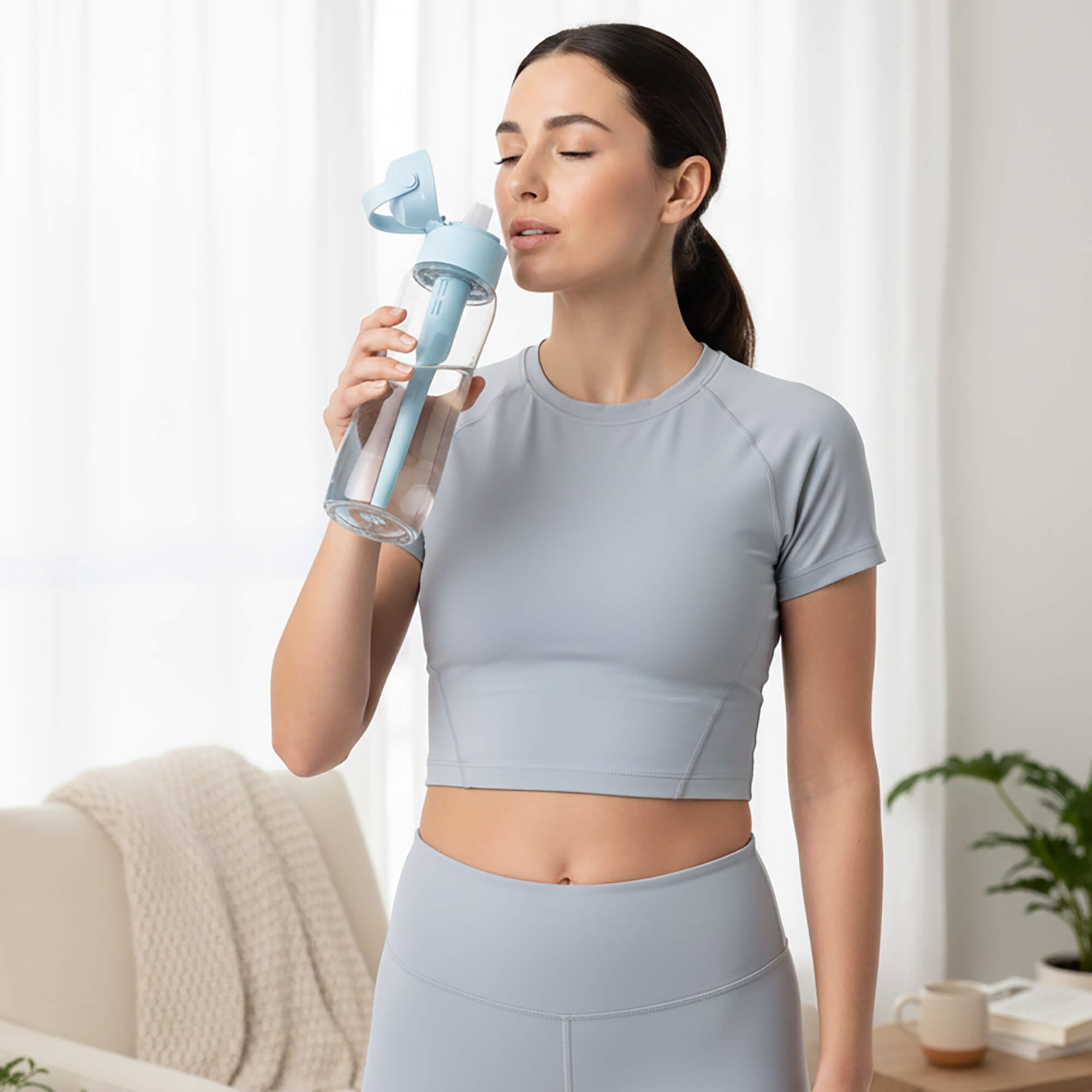 Szklana Butelka Filtrująca Dafi GLASS 0,6 Dove Blue z Filtrem